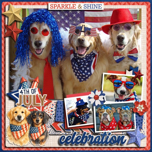 Patriotic Dogs