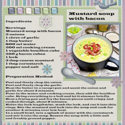 1th page- 15th-Feb.2026-Layout Bingo ChallengeWinter comfort food= Mustard soup with Bacon.jpg