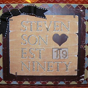 Stevenson Plaque