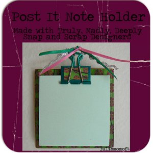 Post it note Holder