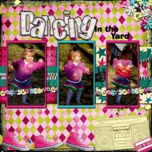 Playing in the Back Yard