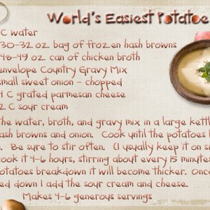 World's Easiest Potato Soup