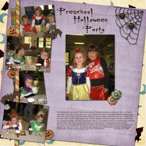 Preschool Halloween Party Left