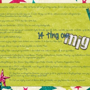14 ting om mig (14 things about me)
