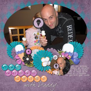 Ice Cream Cones with Daddy