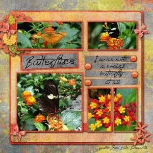 Butterflies: Template challenge Second half of July