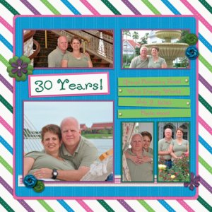 30 Years templete challenge July 16-31