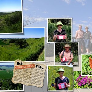 1st geocaching hike