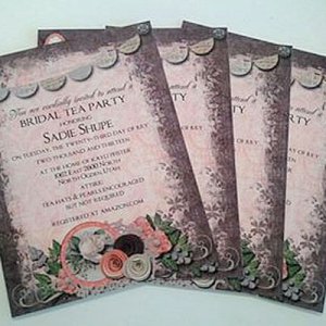 bridal tea invitations