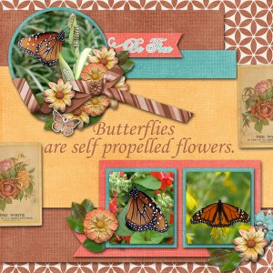 Butterflies are self propelled flowers