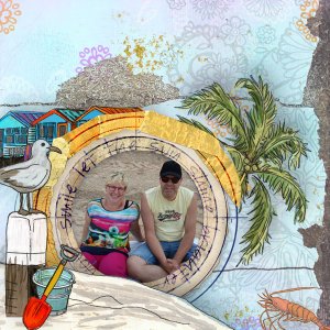 We on the beach