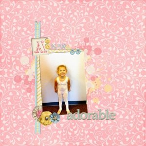 A is for....Adorable
