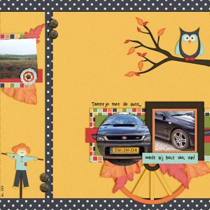 Blue Heart Scraps: Crisp Autumn +amp; The Splits