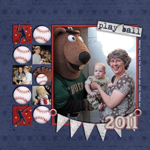 Play Ball - meeting Woody the Woodchuck