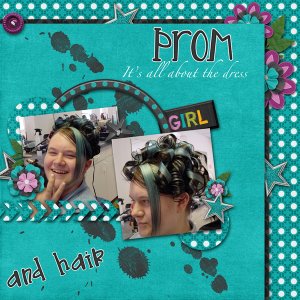 Sept Challenge 1 - 15th  Prom - It's All About The Dress