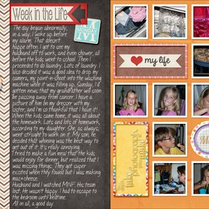 Week in the Life [Monday]