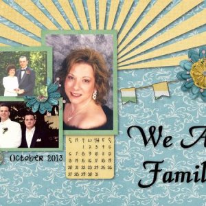 October 2013 Desktop (We Are Family)