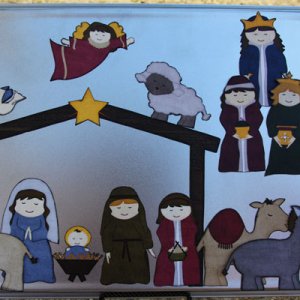 Magnetic Nativity Scene