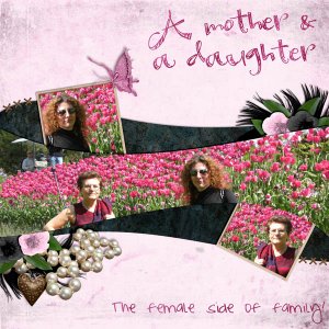 A mother and a daughter
