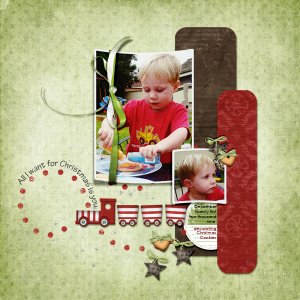 Decorating Christmas Cookies