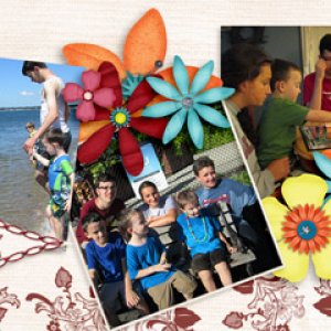 Facebook cover w brushes