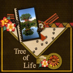 Scraplift Challenge: Sept  "Tree of Life"