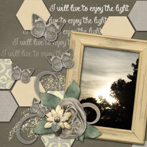 I live to enjoy the light
