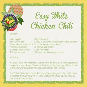 Easy White Chicken Chili