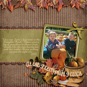 At The Pumpkin Patch