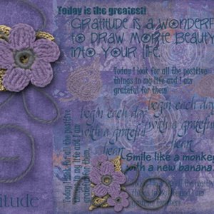 Gratitude Art Journal BB page