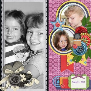 Cousins 2013_Survivor Week 1 Black to Color Challenge