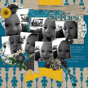 selfies @ 3yrs
