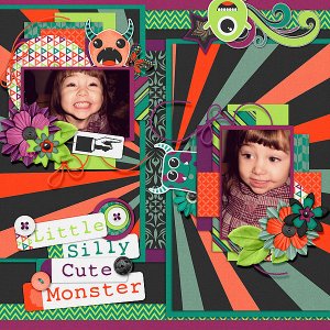 Little Silly Cute Monster