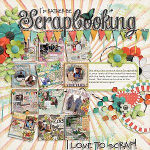 I'd Rather Be Scrapbooking