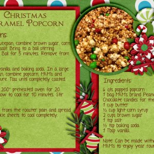 Christmas Caramel Popcorn Recipe