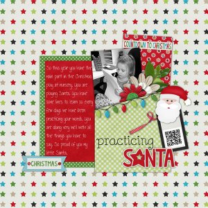 practicing santa