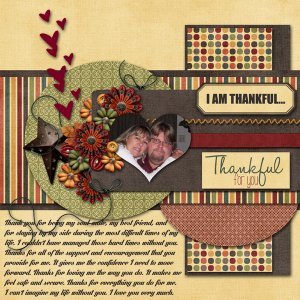 I Am Thankful...