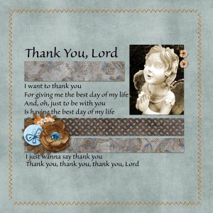 Thank You, Lord