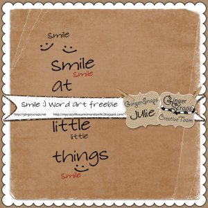 365/52 Smile Word Art