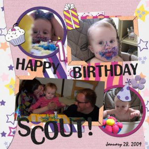 Scout's 1st Birthday