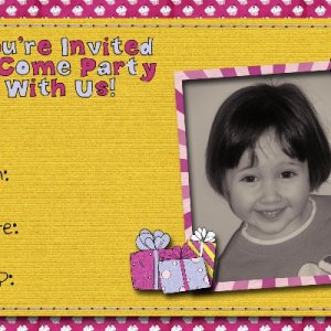 Haylies Party Invite