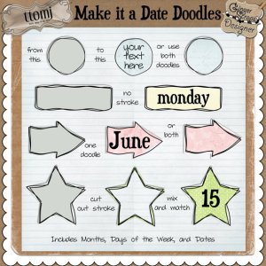 Make it a Date Doodles
