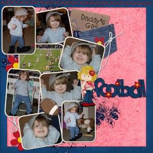 Daddy's Football Girl