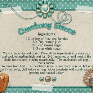 Cranberry Sauce