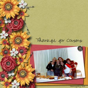 Thankful for Cousins