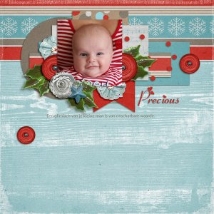 Simple Girl Scraps - December Story / Aprilisa Designs - PP 31 TP2