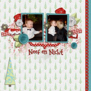 B2N2 Scraps - Joyeux Noel / Kathy Winters Designs - Night Owl 11/29