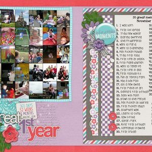 what a great 1st year