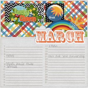 MARCH