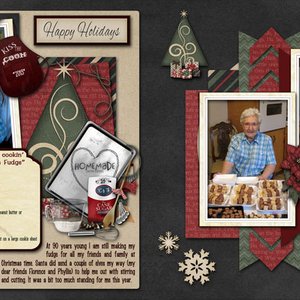 Something Sweet 2 page layout